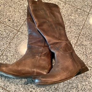 EUC Frye Paige Tall Riding Boots in Slate 6.5